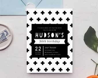 dirty thirty invite etsy