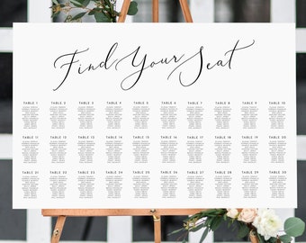 Etsy Table Seating Chart