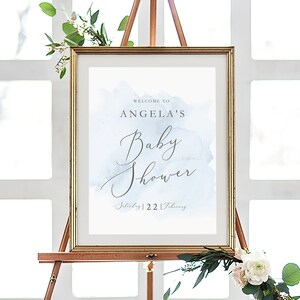 Printable Stationary Brunch large Baby Sprinkle Baby Shower Welcome Sign INSTANT DOWNLOAD Poster Templett Portrait Instant Download