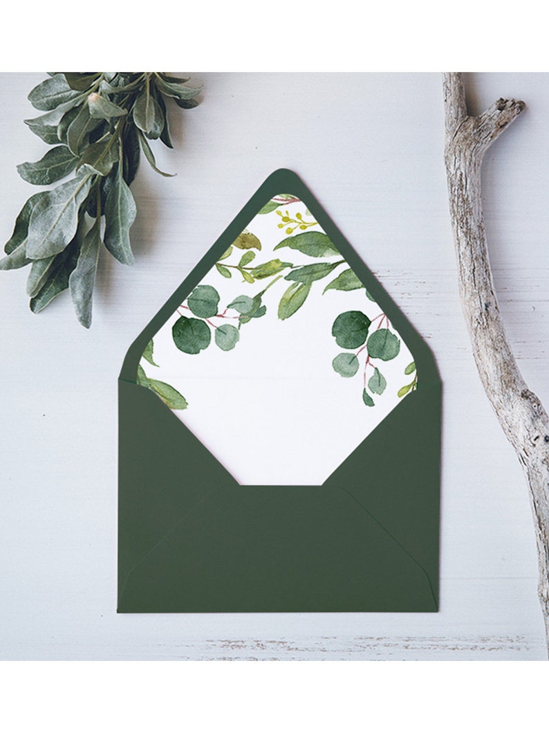 Printable Envelope Liner INSTANT DOWNLOAD Liner template Etsy