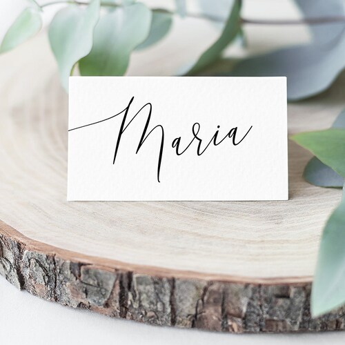 Place Cards Printable INSTANT DOWNLOAD Wedding Name Cards - Etsy