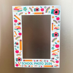 Moldura magnética para fotos da escola, moldura para fotos da escola, moldura magnética para fotos da escola, foto da escola, ímã para fotos, foto da escola 2024, presente para fotos da escola