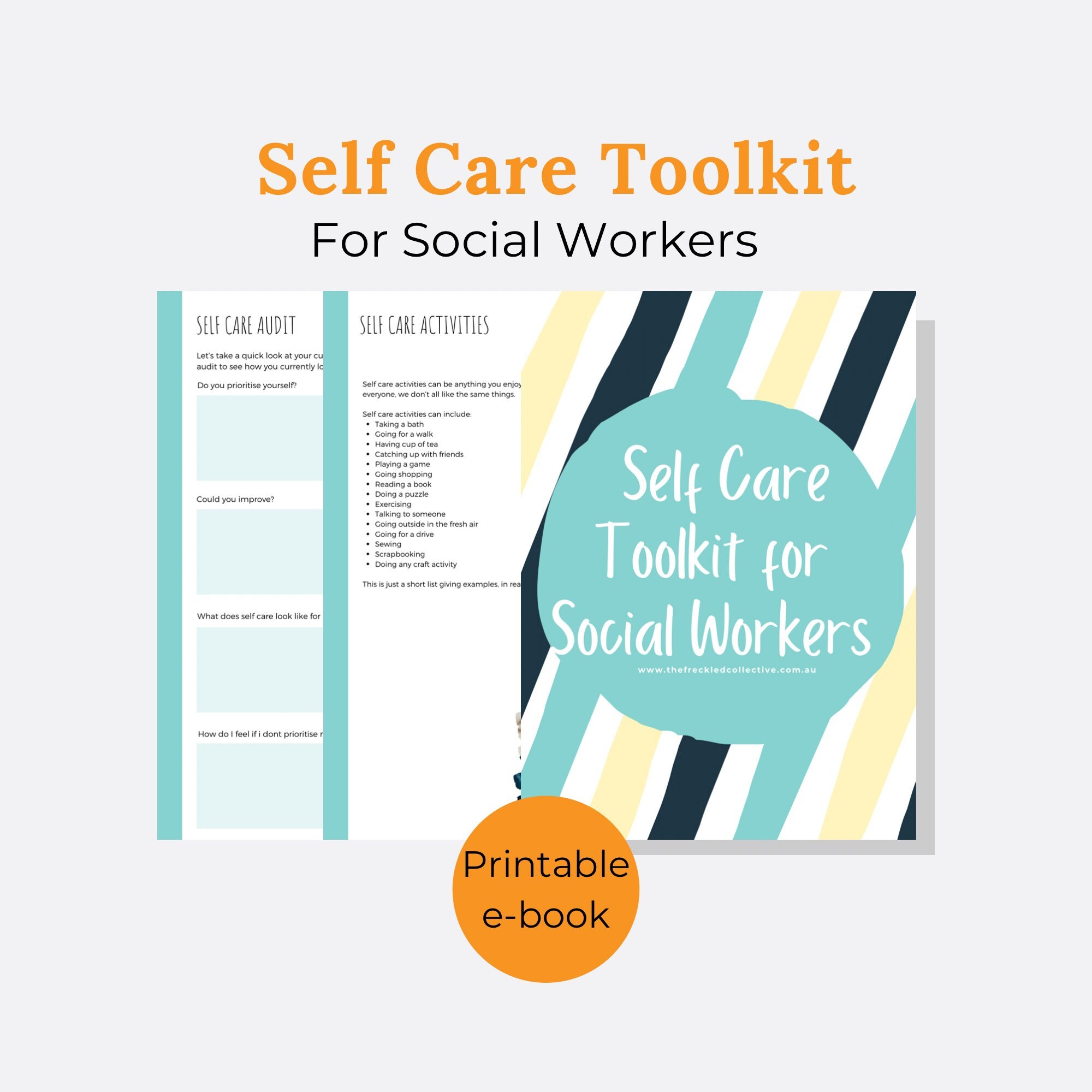 A guide to self care for social workers self care wellbeing Etsy