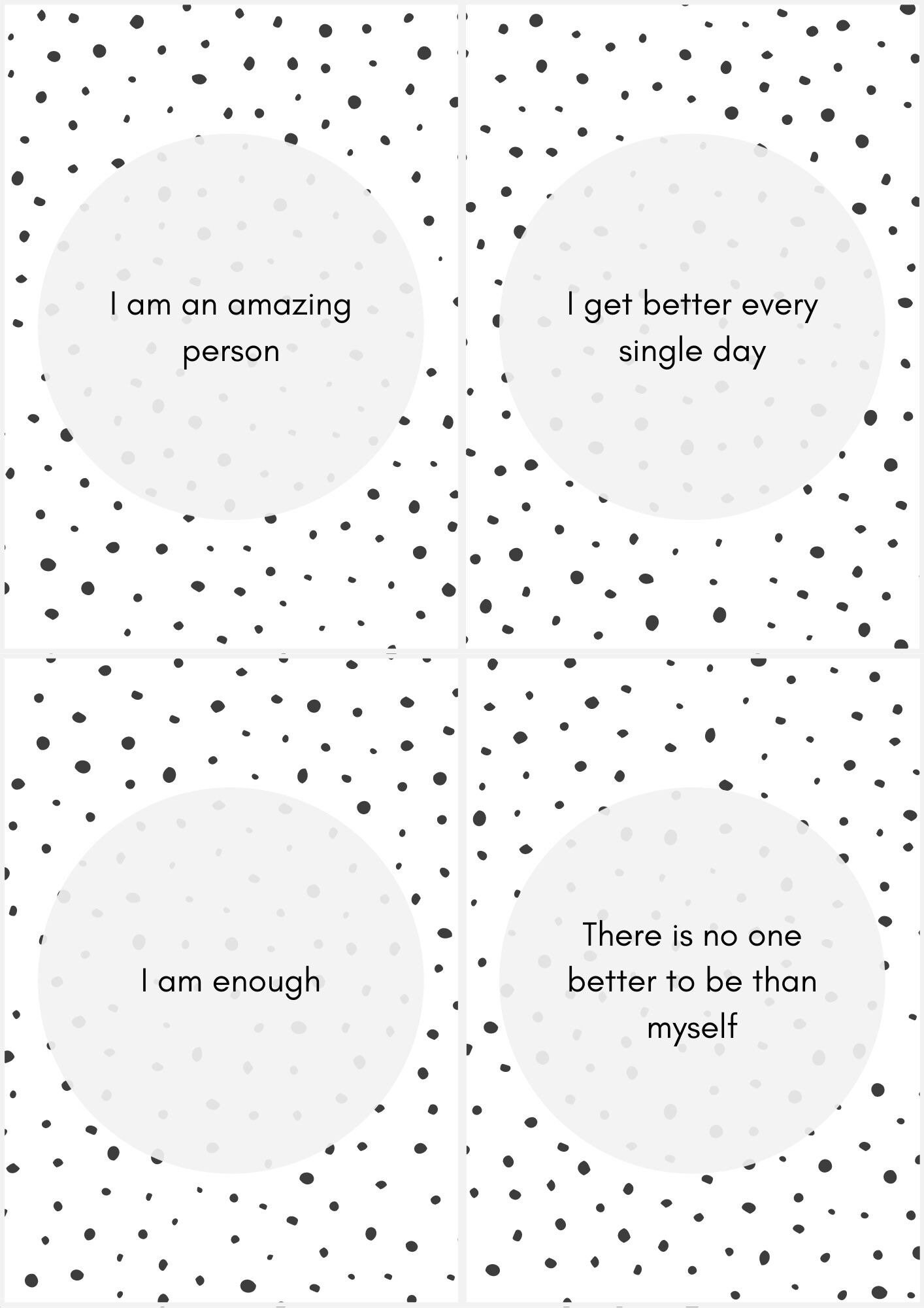 Printable affirmation cards daily affirmations positivity. Etsy