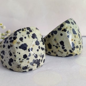 Dalmation Jasper Cocktail Ring: Chunky Modern Statement Ring