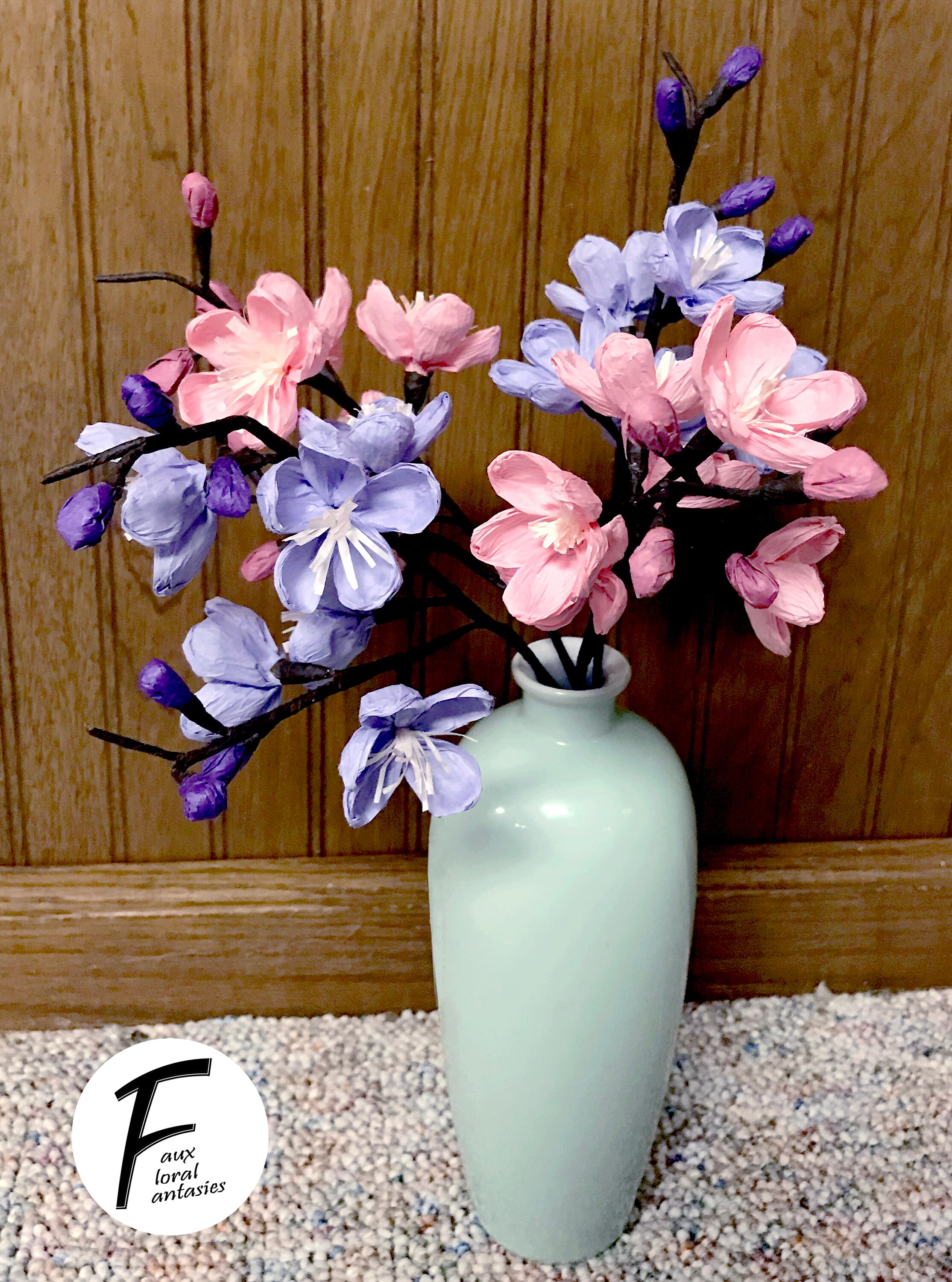 DIY Paper Flower Kit: Cherry Blossom | Set of 4 Branches | Gift for ...