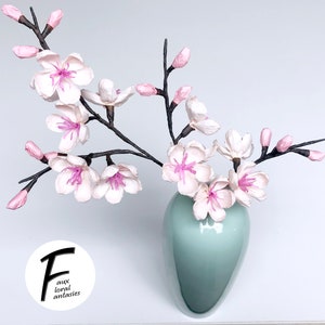 DIY Paper Flower Kit: Cherry Blossom | Set of 1 Branch | Gift For Loved One | Home Decor | Kid Friendly Craft Kit image 2
