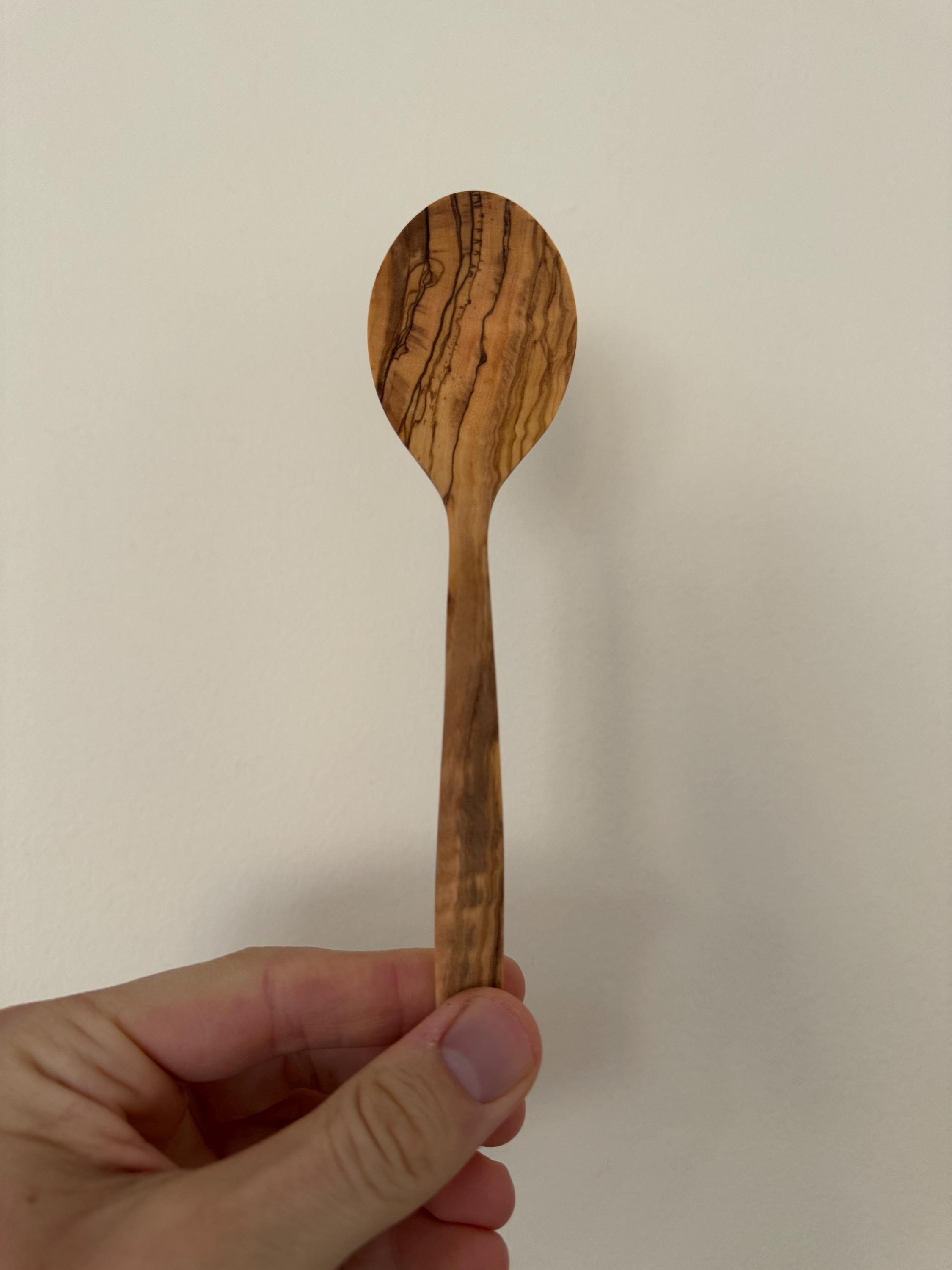 Hand Carved Olive Wood Spoon, Kitchen Utensil, Eco-friendly - Etsy