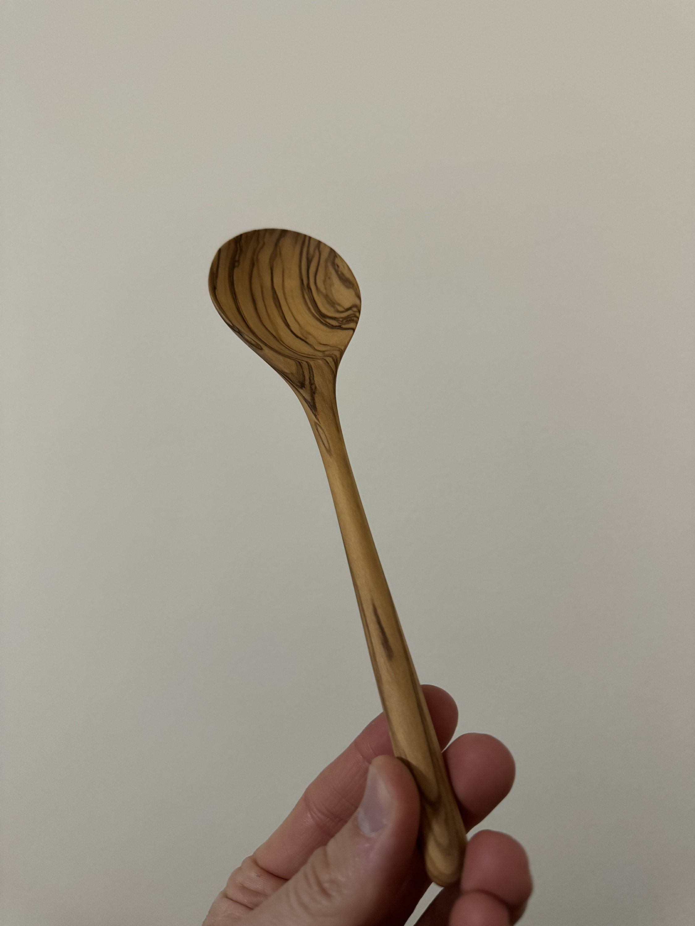 Olive Wood Crafted Spoon, Handmade Olivewood Spoon. Healthy Spoon, Nice ...