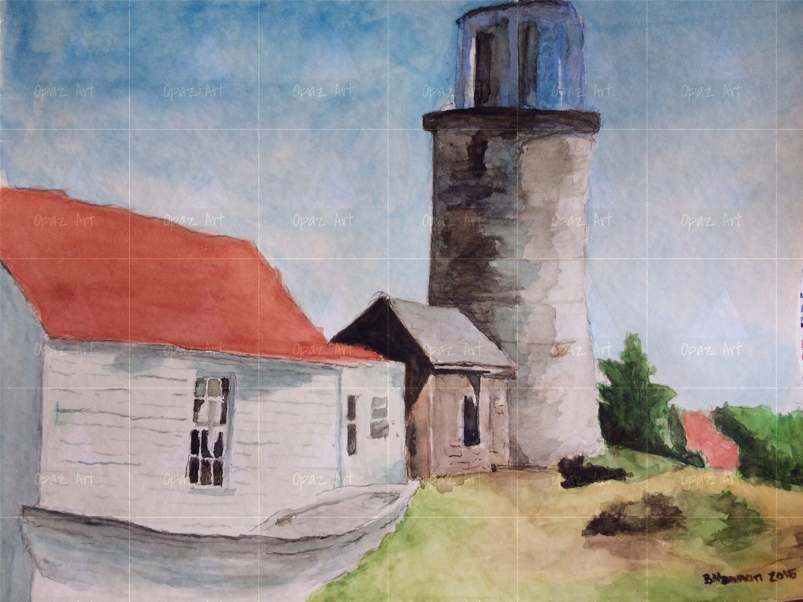 Monhegan Lighthouse, Monhegan Island, Maine, New England, Architecture