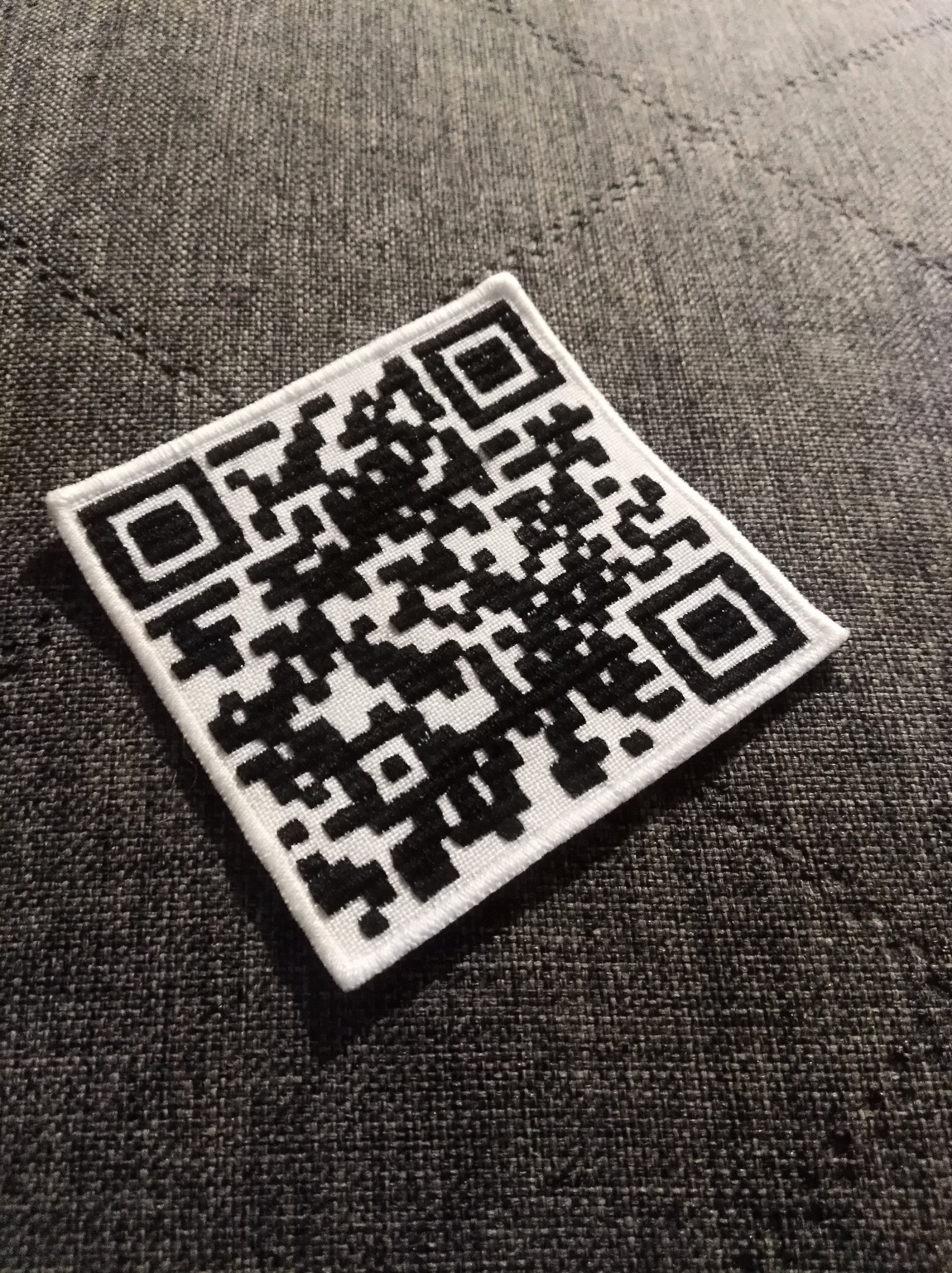 Custom Digitizing QR code Embroidery Designs your qr code Etsy