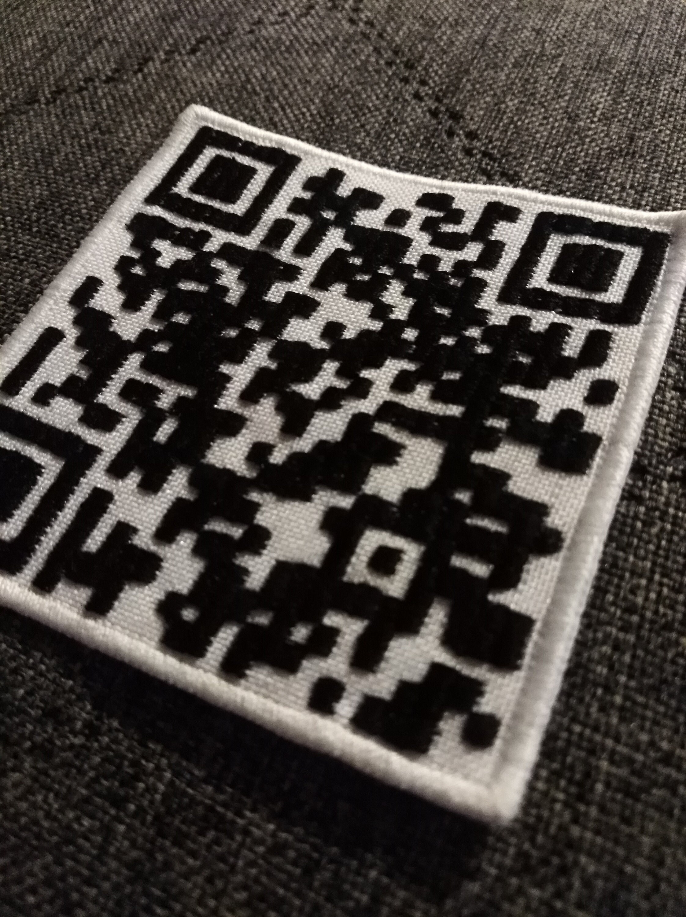 Custom Digitizing QR code Embroidery Designs your qr code Etsy