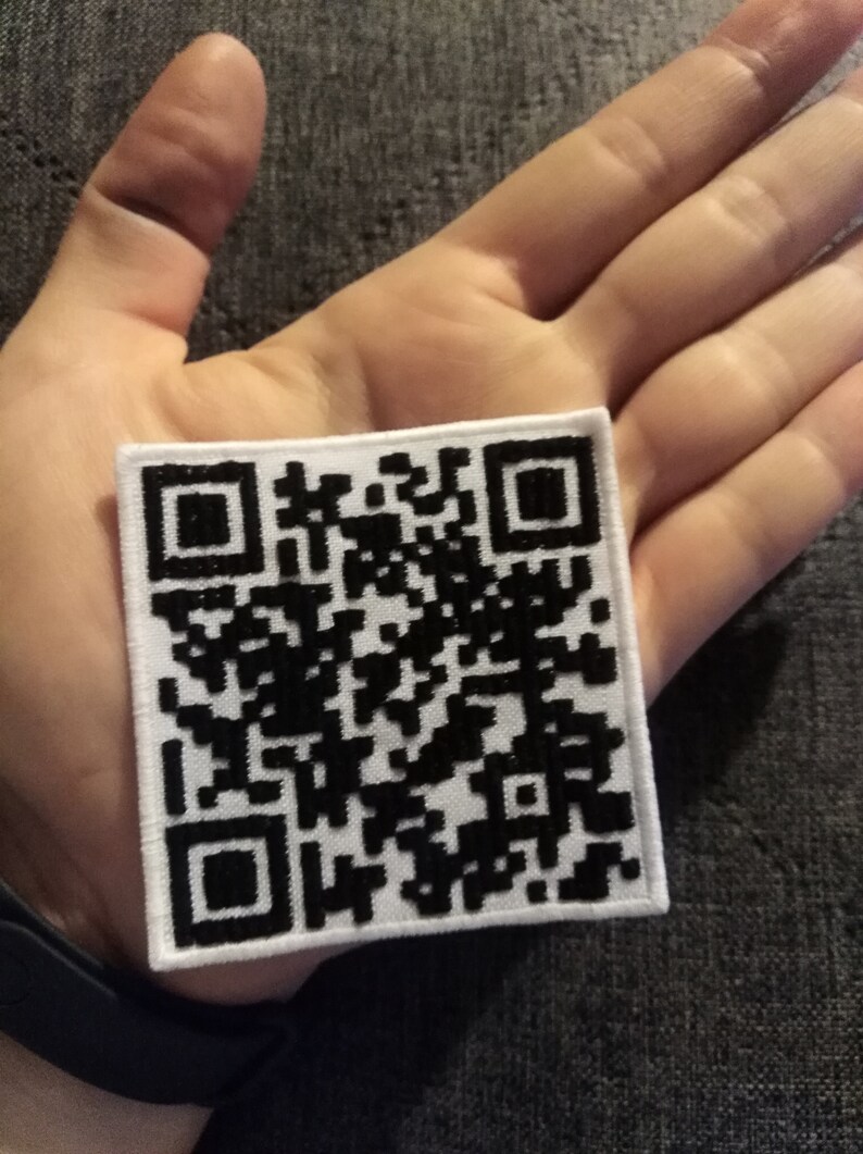 Custom Digitizing QR code Embroidery Designs your qr code Etsy