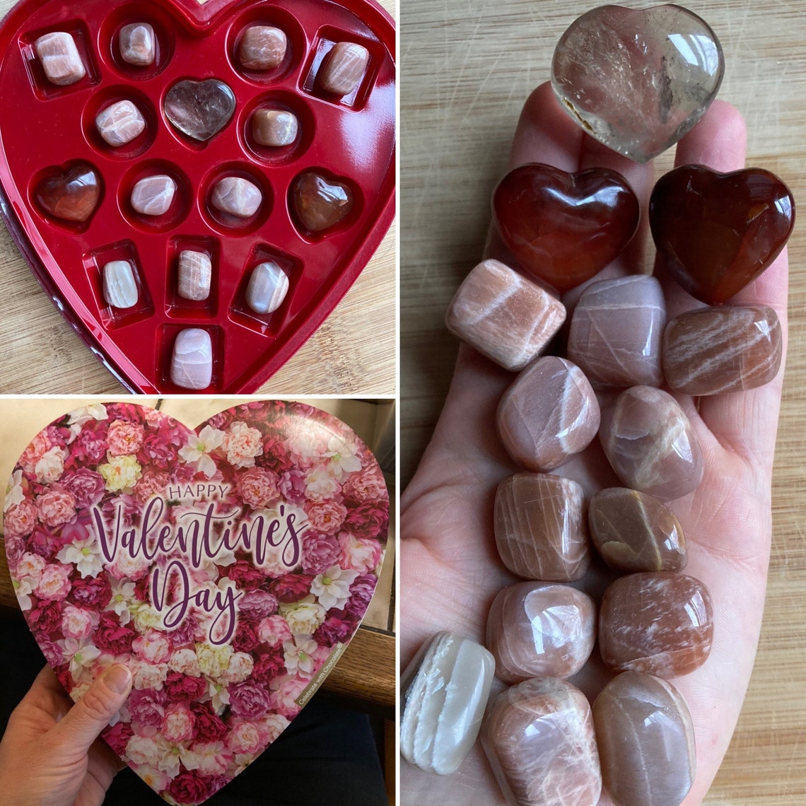 Valentines Day Crystal Gifts crystal hearts crystals in | Etsy