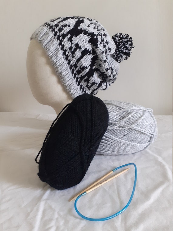 Woodland Snowflake hat Knit Kit