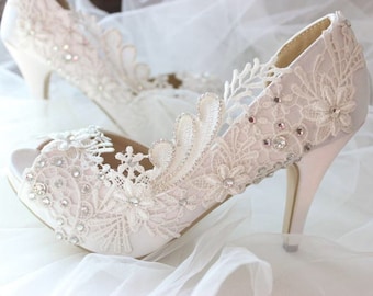 Crystal Bridal Shoes | Etsy