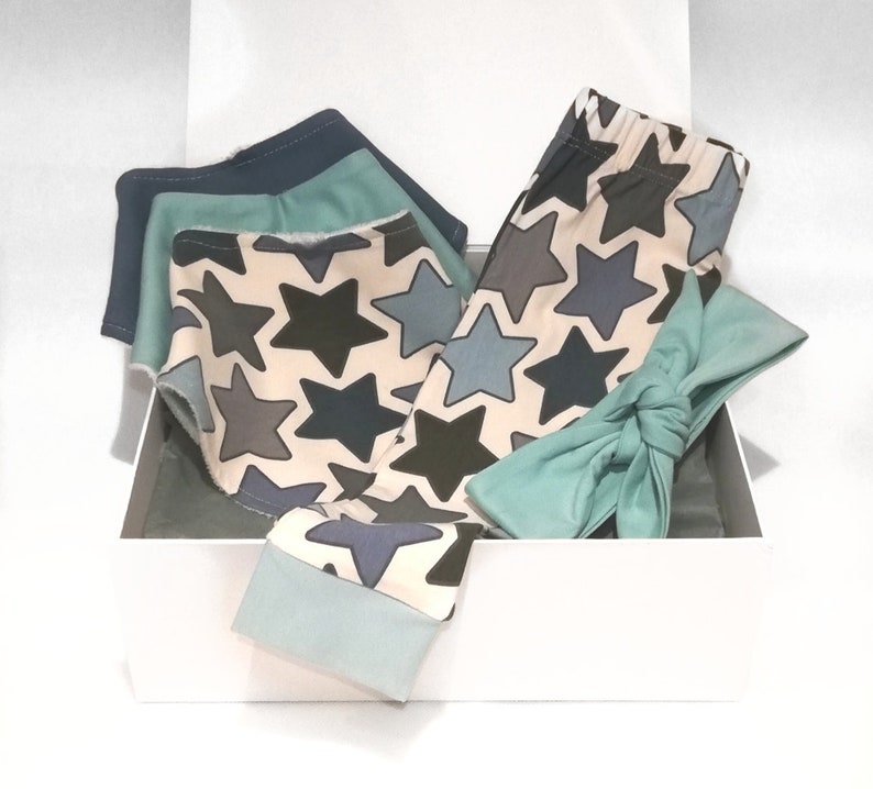 Leggings Teething Ring Bib /& Headband GIFT SET: Complete Set