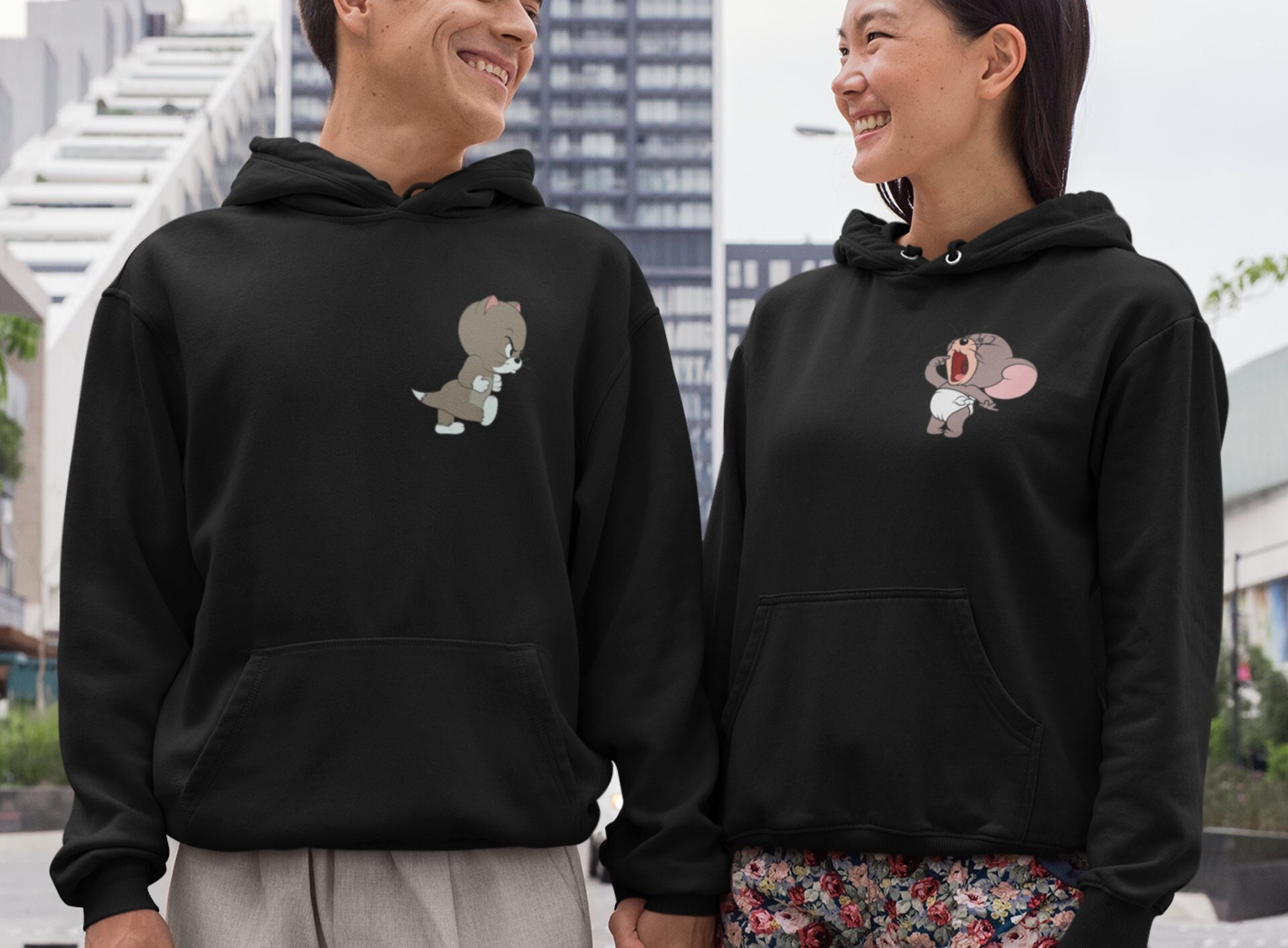 Couple Hoodie Tom and Jerry Couple 