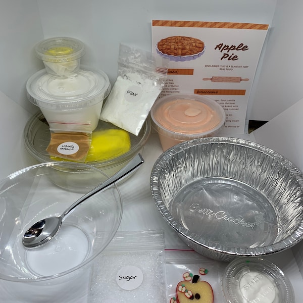 Fruit Pie Kits, Slime Kit, Slime Baking Kit