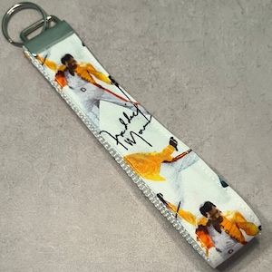Queen Freddie Mercury wristlet keychain lanyard