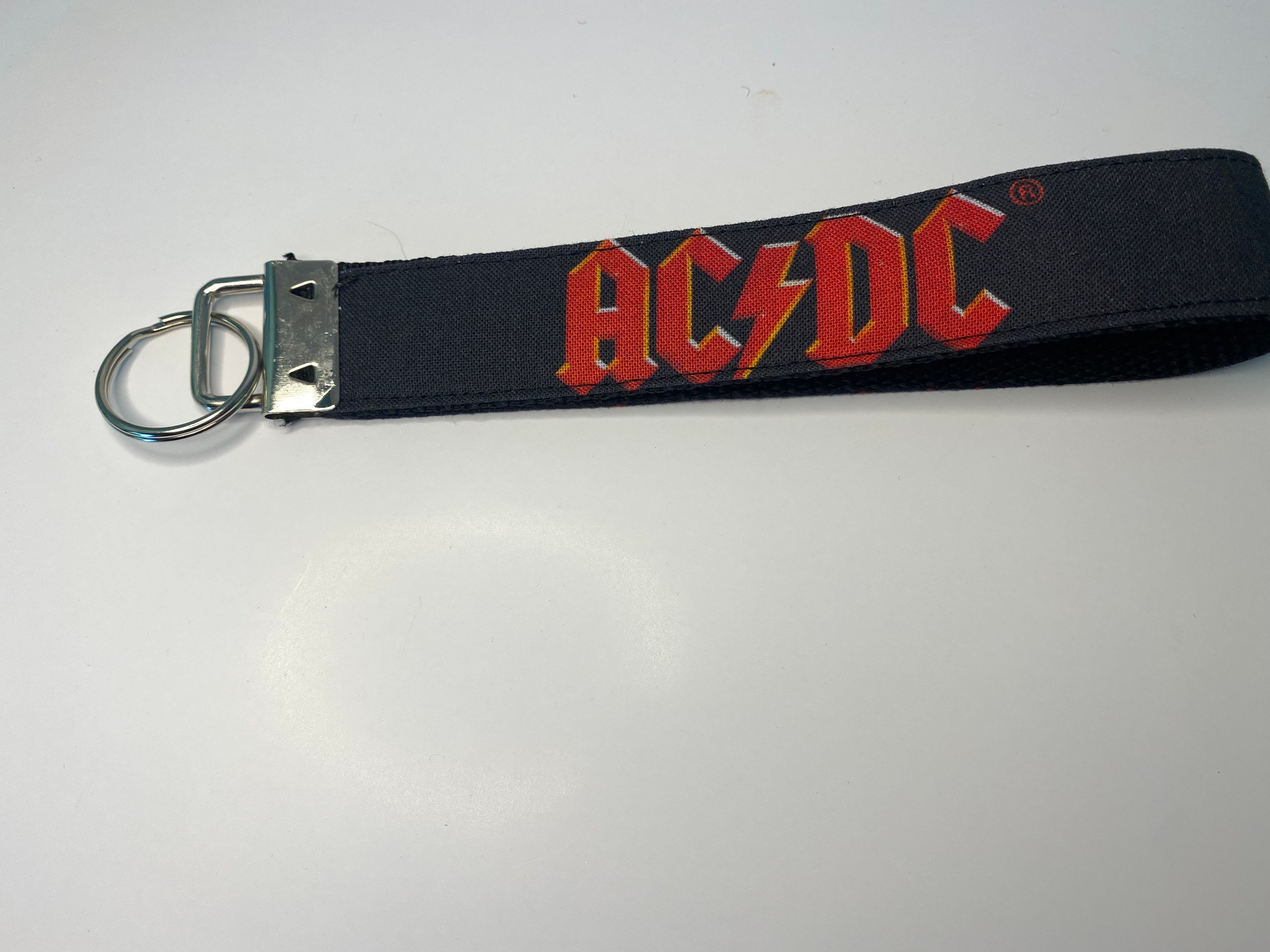 AC/DC 80’s Iconic Heavy Metal Rock Band Wristlet Keychain Lanyard - Etsy