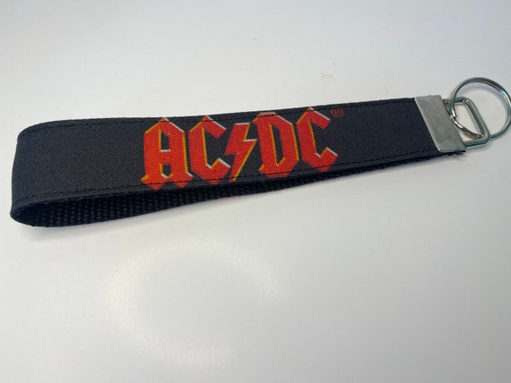 AC/DC 80s Iconic Heavy Metal Rock Band Wristlet Keychain | Etsy