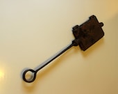 Antique waffle iron vintage cast iron black iron West Germany Baking Pan cast iron