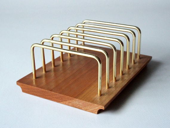 Serviettenhalter Aus Mangoholz - Rustikal, 14x6,3x10,2 Cm, Für Tischdekoration & Aufbewahrung