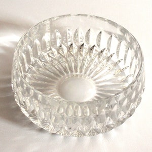Schale Nachtmann Vintage Glas Kristallglas Bleikristall 1960er 70er Anbietschale Sahne Schale West Germany Lead Crystal Dessertschale