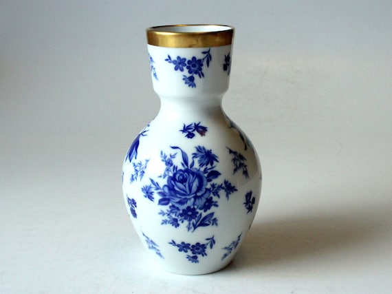 Pmr Bavaria Jaeger & Co Porzellan Vase Vase Kobalt Blau Vintage PMR Bavaria Jaeger & Co Porzellan - Etsy.de