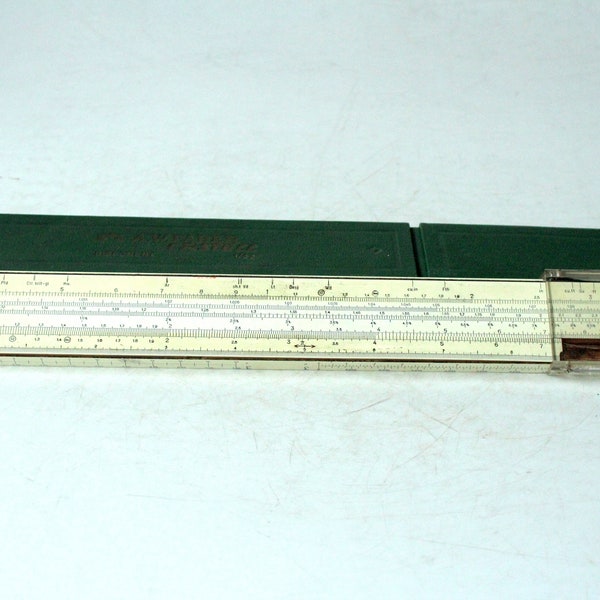 Faber Castell Kalkulator Disponent 1/22 Vintage Rechenschieber Rechenhilfe Mid Century West Germany 50s 60s