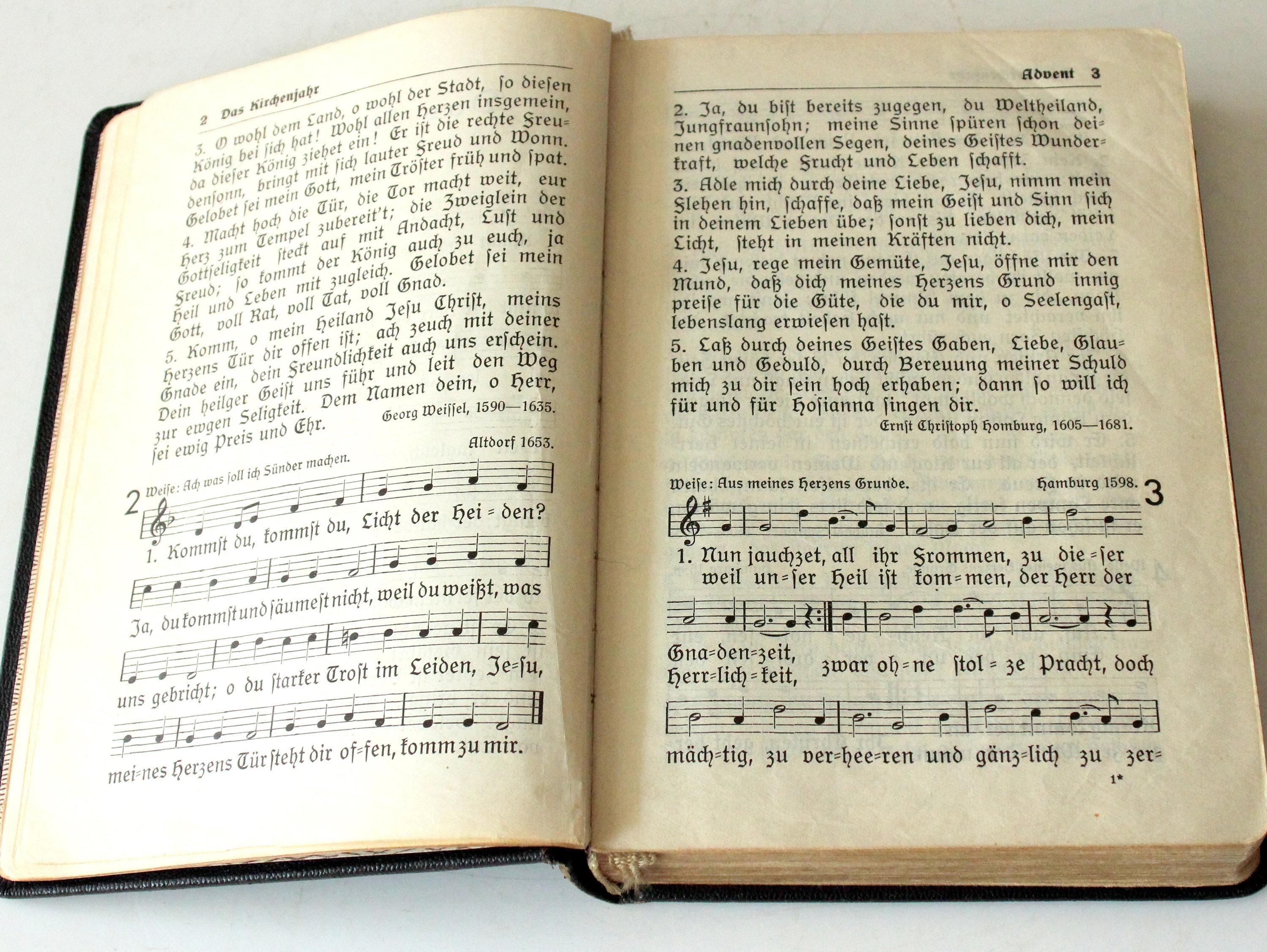 Large Antique Hymnal Evangelical Prayer Book Laudate Vintage Prayer ...