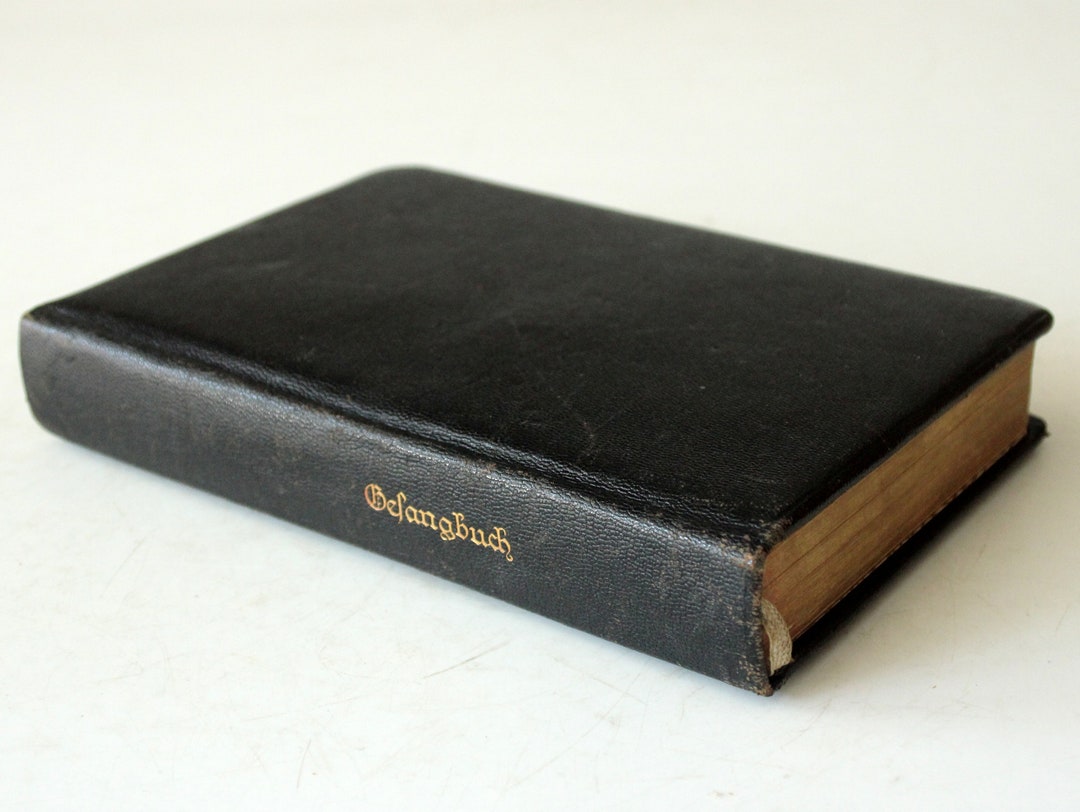 Large Antique Hymnal Evangelical Prayer Book Laudate Vintage Prayer ...