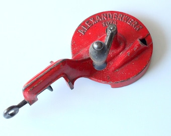 Ancienne Trancheuse à Fèves Double Alexanderwerk 1077 – Fonte, Pièce Vintage 1910