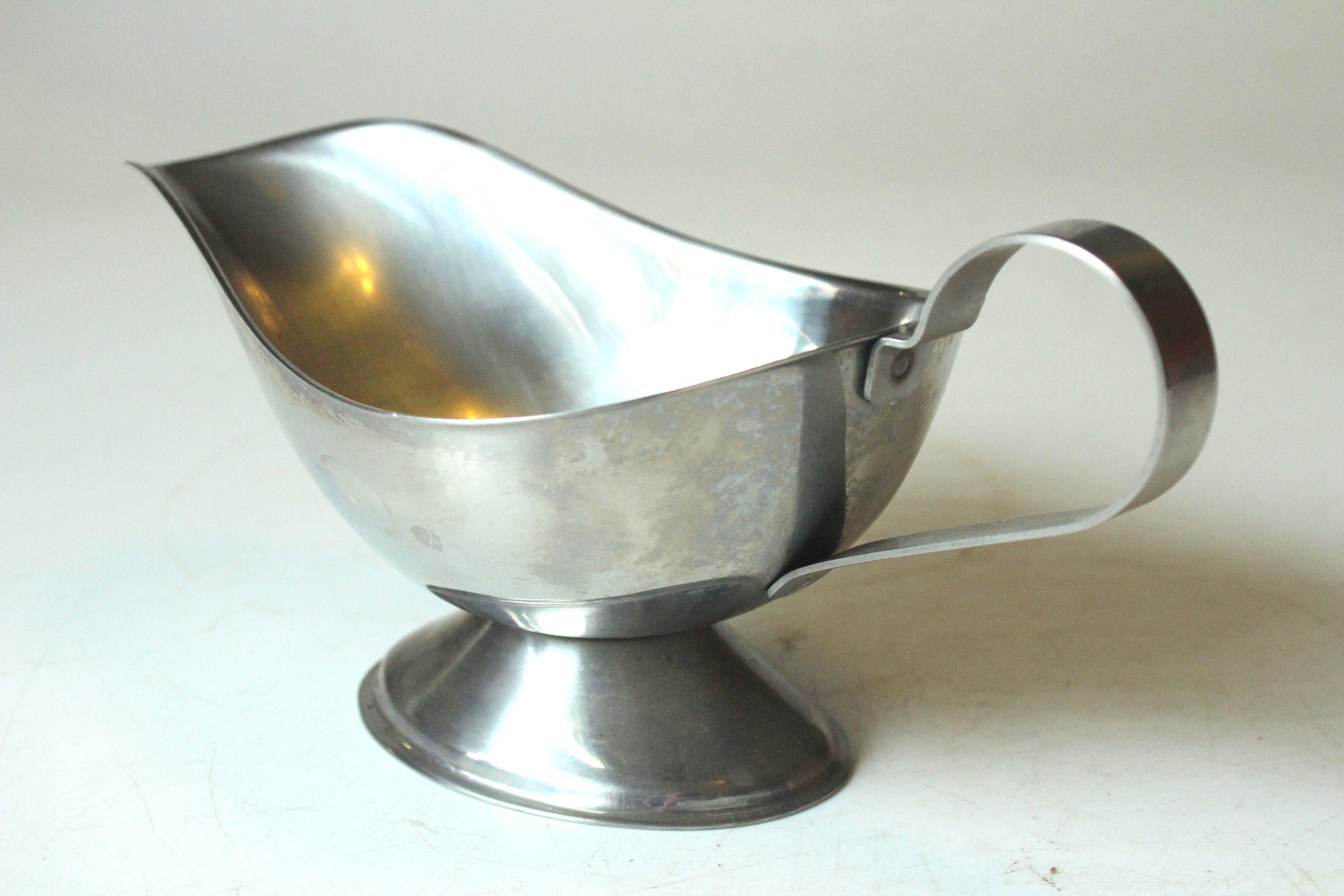 Sauciere with handle Stainless Steel Cromargan Vintage Stainless Steel Made in Germany Sauce Bowl