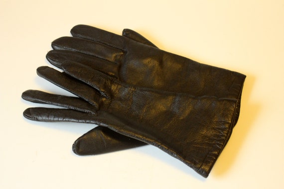 Women's gloves leather gloves vintage car gloves … - image 1