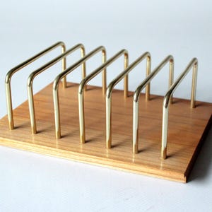 Amplio soporte de letras servilletero vintage servilletero madera Boho carta soporte 50s Boho carta soporte servilletero madera Scandi