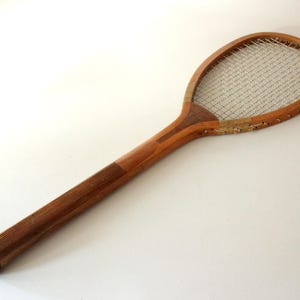 Alter antiker Tennisschläger Holz 1910 1920er England S+S old antique Jewish tennis racket Judaica racquet vintage Rarität collectible