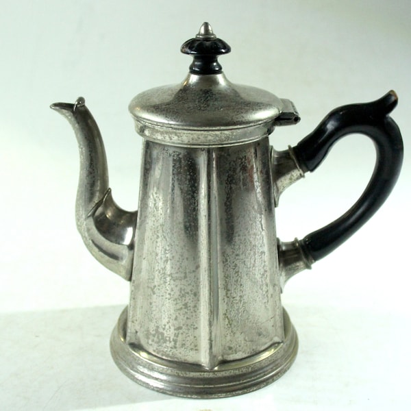 Art Nouveau metal silver-plated teapot vintage coffee pot 0.5 l antique teapot Germany 1900 - 1920