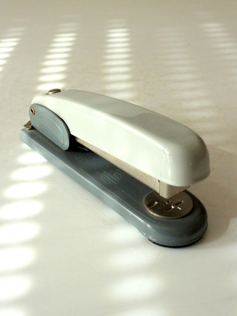 Tacker Paper Stylish Stapler Desk Paper Tacker Red Mid Century West Germany 50s 60s ...