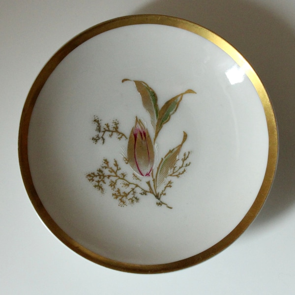 6 Vintage Confectionery Handel Bavaria 6 Pieces Small Vintage Bidding Bowls Porcelain Plates Porecelain Plates Coaster mid century