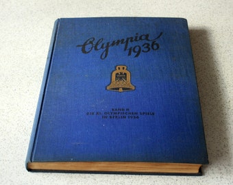 Olympia 1936 Die Olympischen Spiele Band 2 antikes Buch Sammelalbum Qlympic Games Berlin Garmisch Patenkirchen Book antique Germany