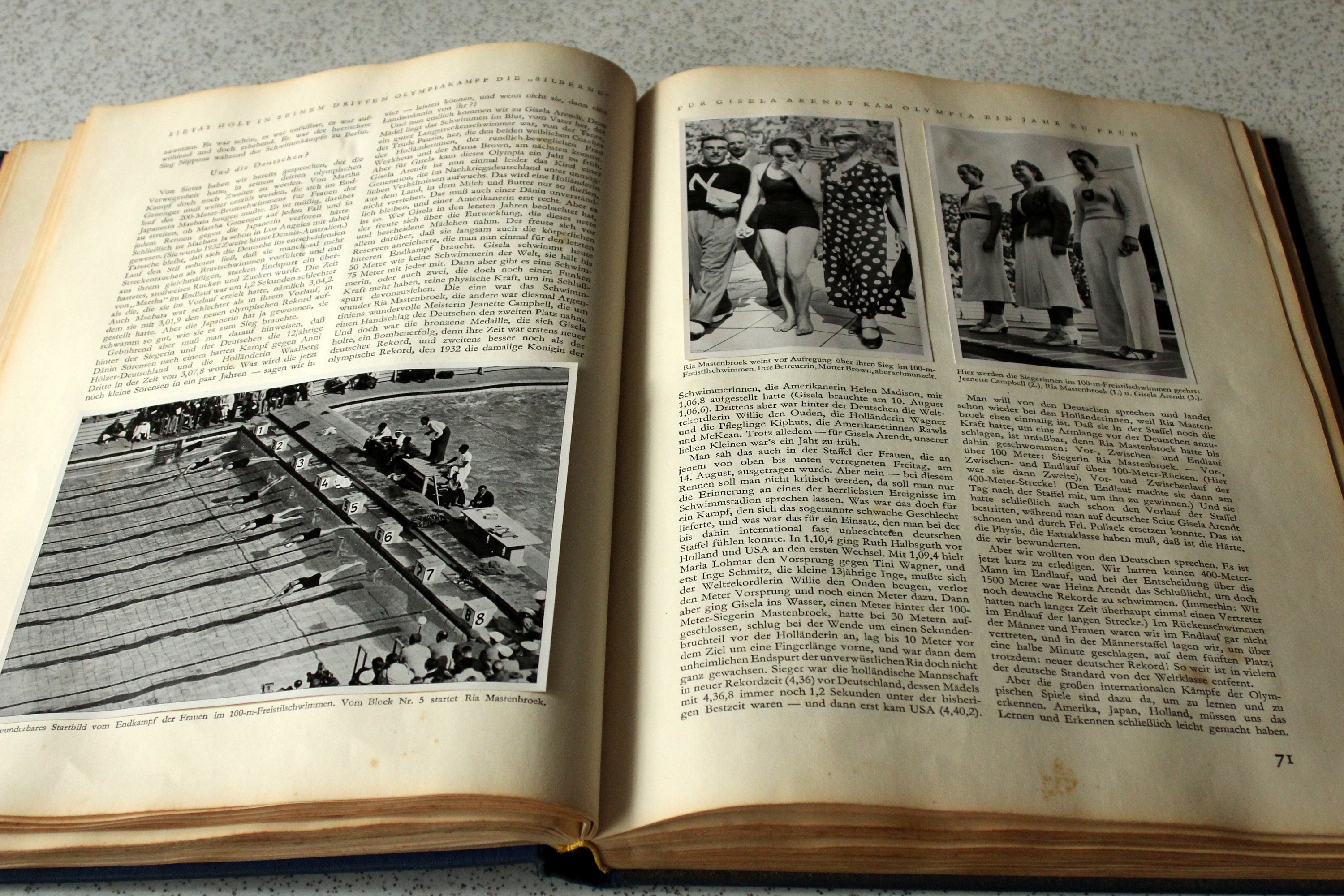 Olympia 1936 Igrzyska Olimpijskie Tom 2 Antique Book