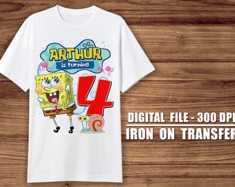 Download Spongebob Birthday Svg Etsy