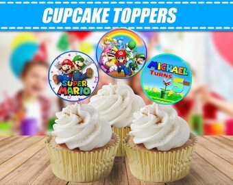 Mario Bros Cupcake Etsy
