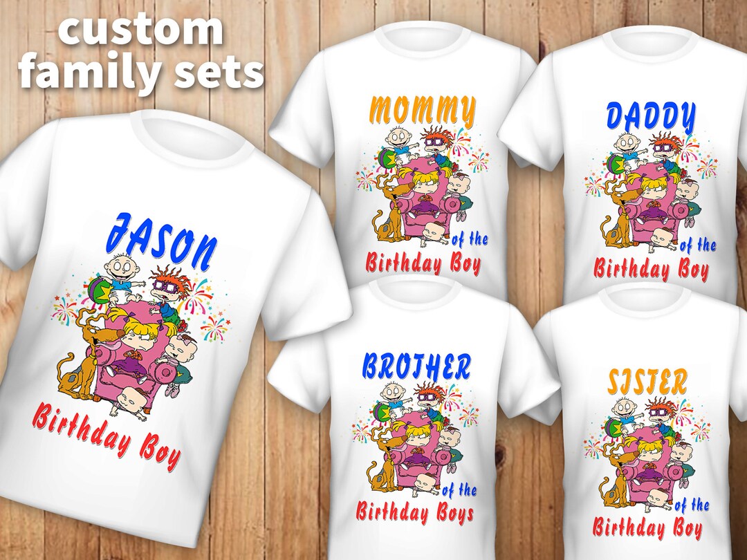 Rugrats Iron on Transfer Rugrats Set Family Shirt Birthday Etsy Australia