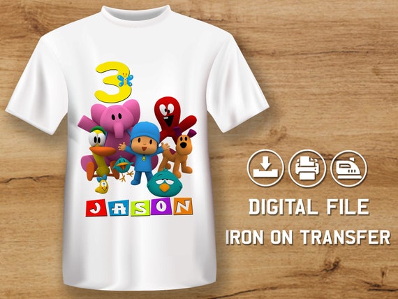 pocoyo birthday shirt