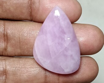 Gorgeous: Amazing Top Quality 100% Natural Gemstone Kunzite Loose Cabochon For Jewelry Making, Weight- 49.80crt