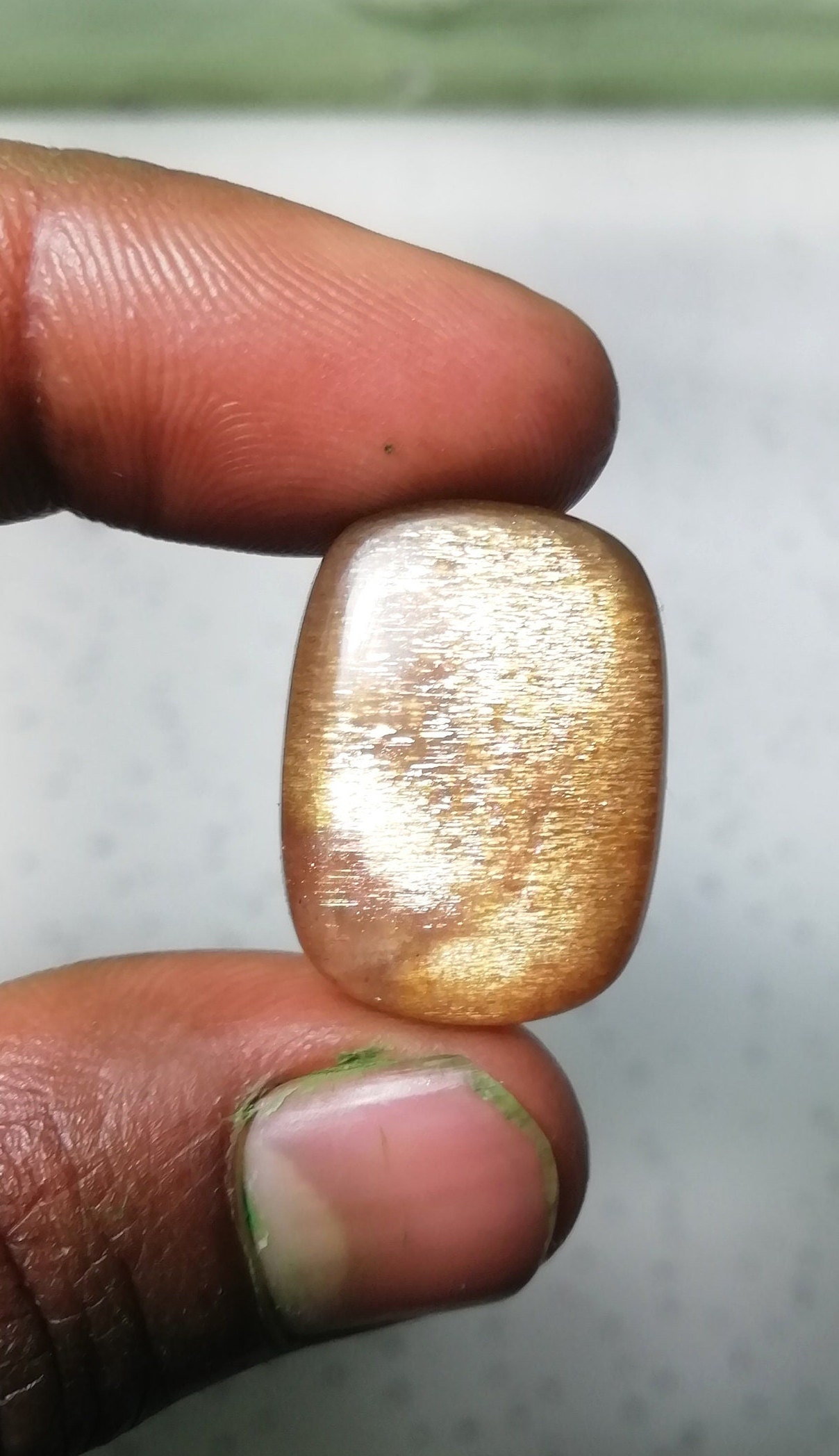 51.35ct Weight Amazing Quality 100% Natural Golden Shine Sunstone Gemstone Loose Cabochon For Jewelry Making