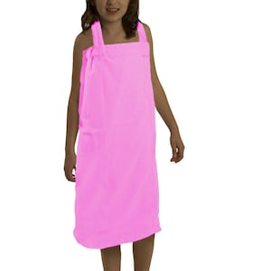 Personalized Microfiber Spa Wrap For Girls - Solid Color Spa Wrap Towels for Pool, Beach and Shower